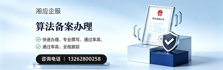 青海算法备案申报服务