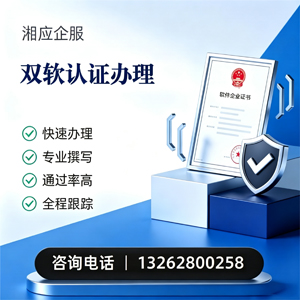 青海双软认证申报服务