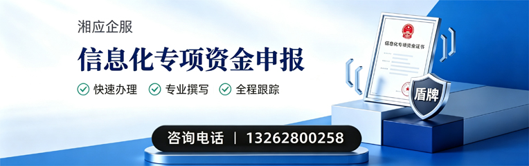 青海信息化专项资金申报服务
