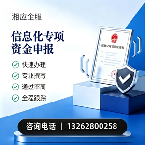 青海信息化专项资金申报服务