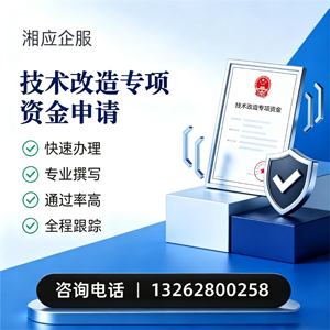 青海技术改造专项资金申报服务